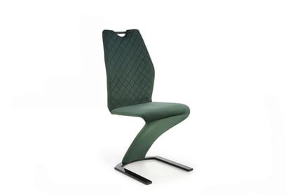 Jedálenská stolička K442 - tmavozelená