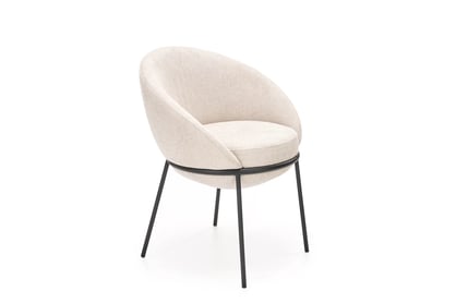 Čalouněná židle K482 skořepinová - béžová