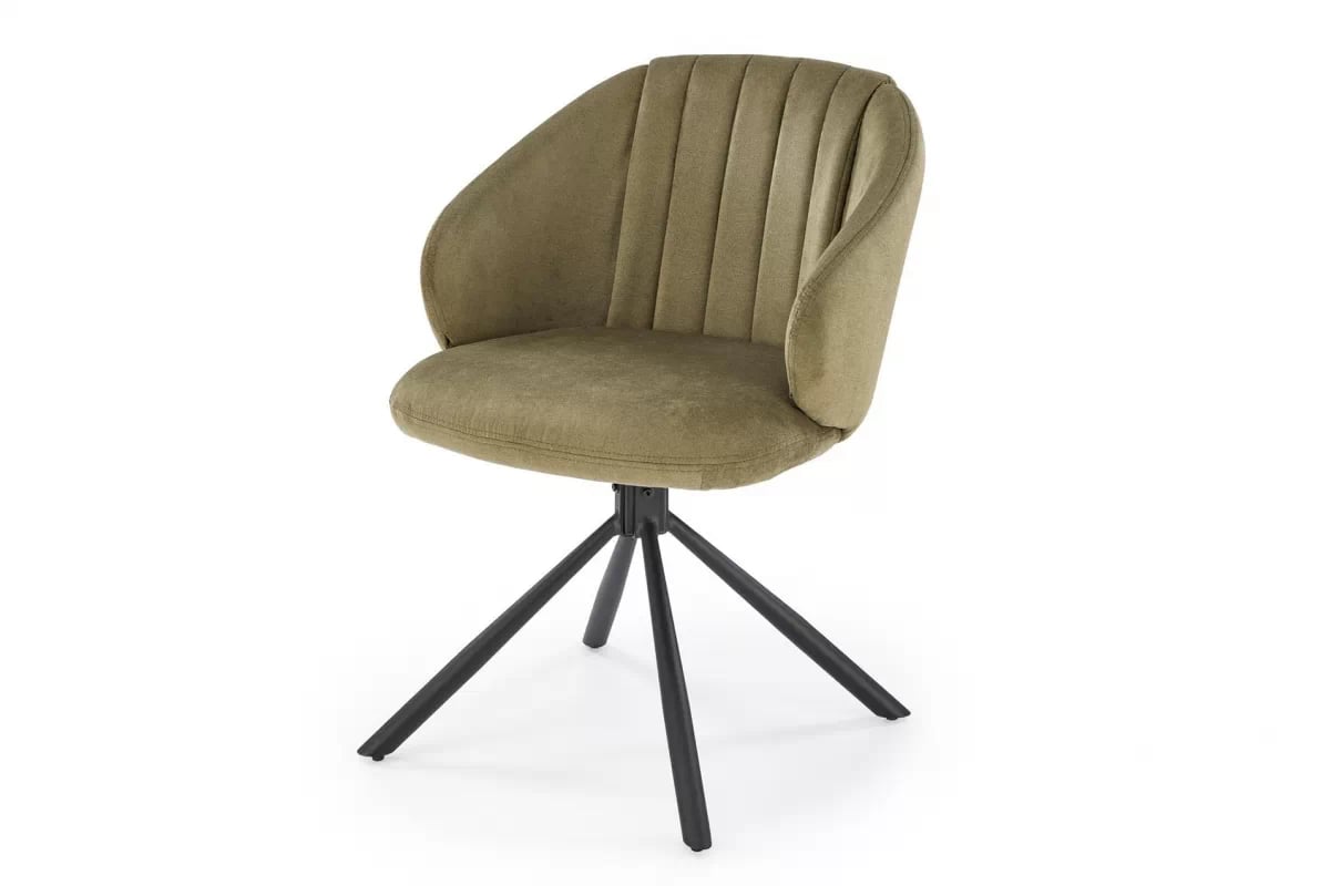 Jídelní židle K533 - olivový samet Havana 77 / černé nohy židle čalouněné K533 obrotowe - oliwkowy welwet Havana 77 / černá Nohy