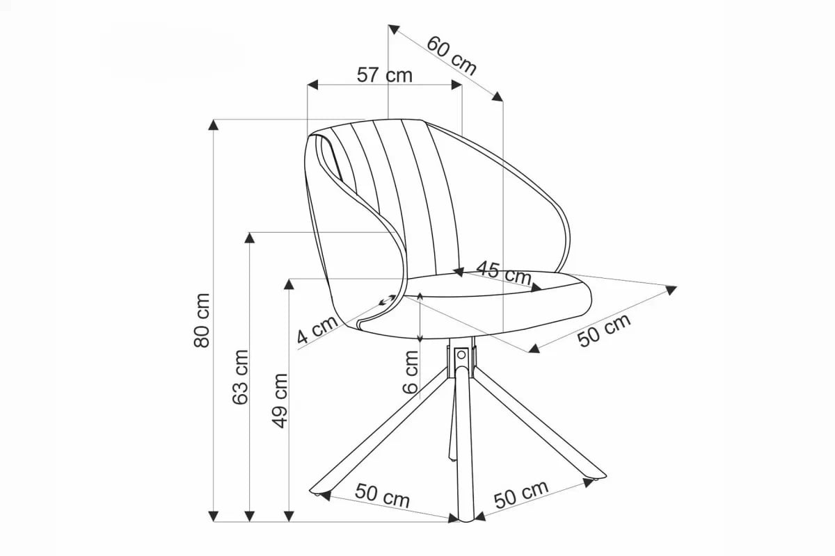Jídelní židle K533 - olivový samet Havana 77 / černé nohy židle čalouněné K533 obrotowe - oliwkowy welwet Havana 77 / černé nožičky