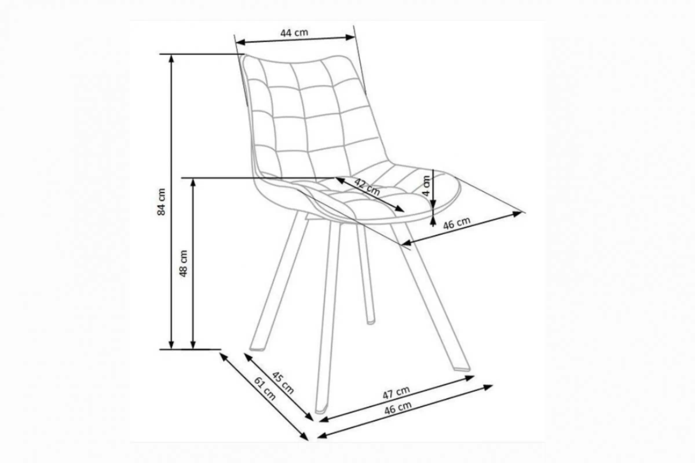 Čalouněná židle K549 - béžový výplet Vardo 28 židle čalouněné K549 - plecionka béžová Vardo 28