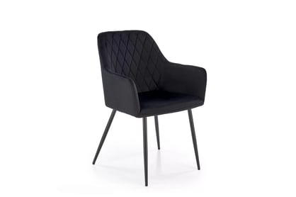 Jídelní čalouněná židle K558 - černá