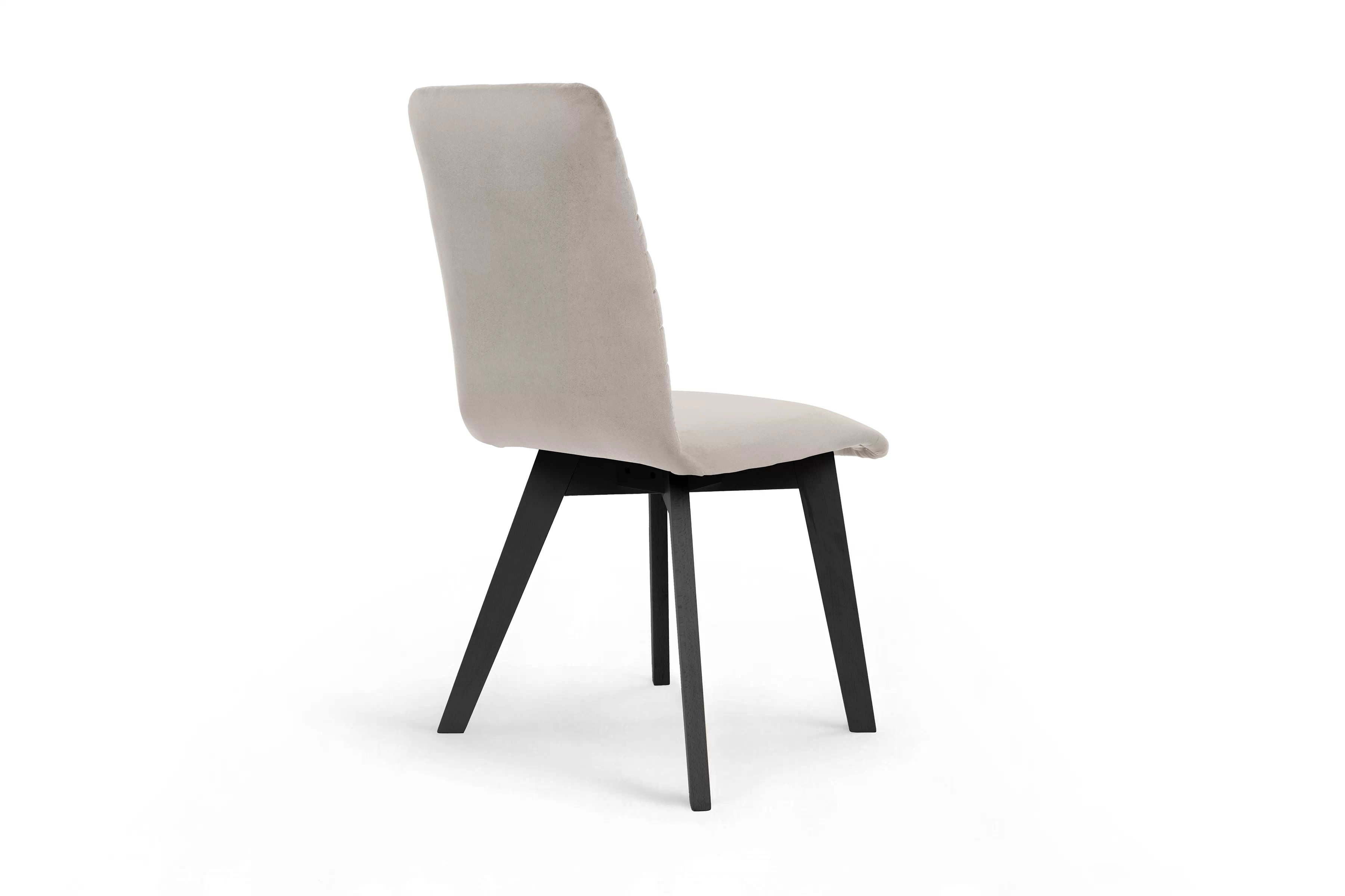 Čalouněná židle Modern 2 - béžová Salvador 02 / černé nohy židle čalouněné Modern 2 na drewnianych nogach - béžová Salvador 02 / černé nožičky
