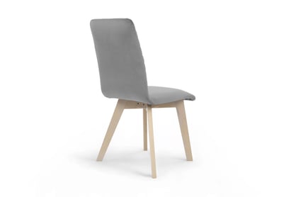 Jedálenská stolička Modern 2 - šedý Salvador 17 / nohy buk Stolička čalúnená Modern 2 na drewnianych nogach - šedý Salvador 17 / nožičky buk