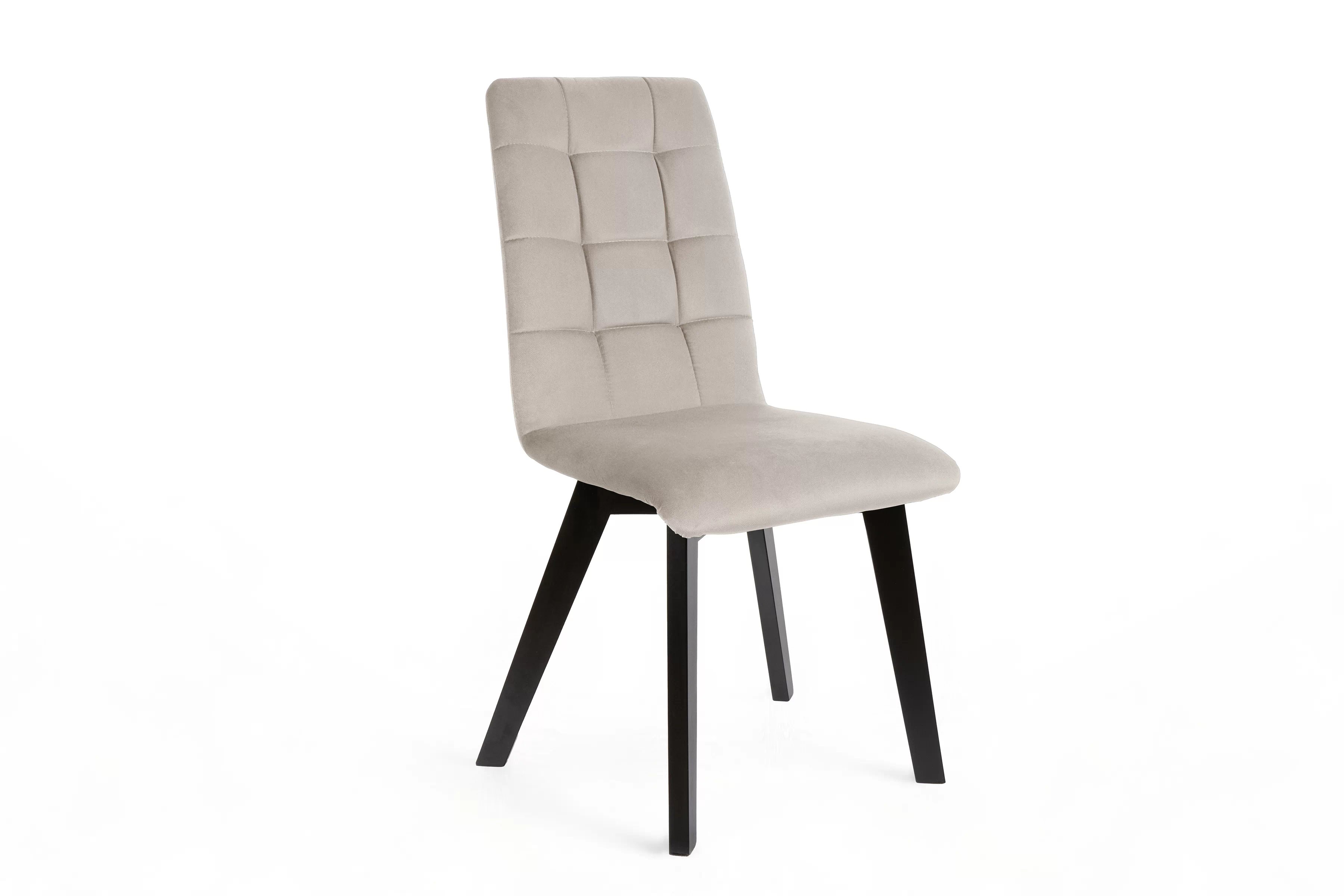 Jídelní čalouněná židle Modern 4 - béžová Salvador 02 / černé nožky židle čalouněné Modern 4 na drewnianych nogach - béžová Salvador 02 / černé nožičky