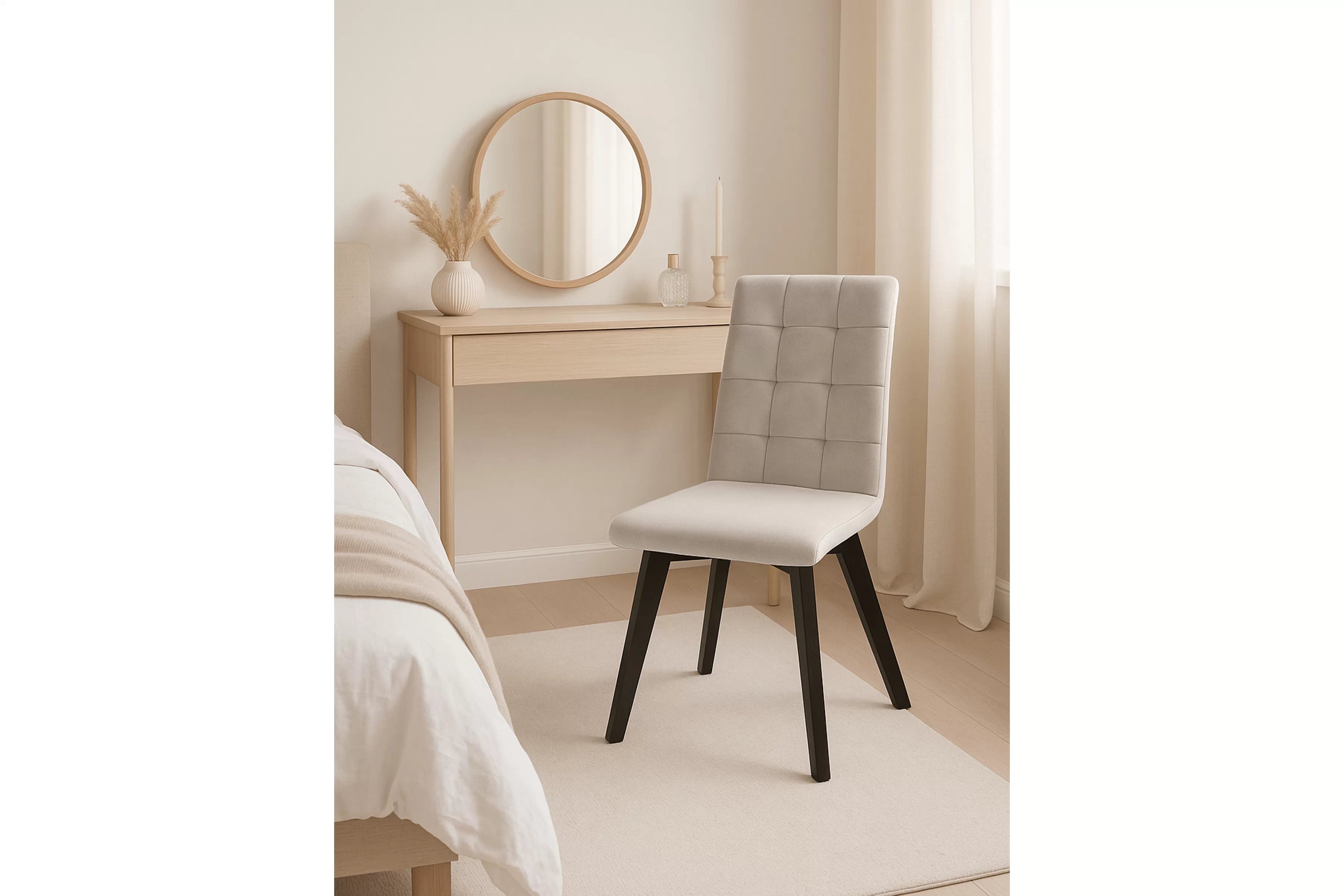 Čalouněná židle Modern 4 na dřevěných nohách židle čalouněné Modern 4 na drewnianych nogach