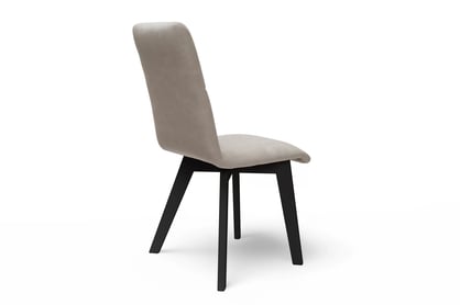 Jedálenská stolička Modern 5 - béžový Salvador 02 / čierne nohy Stolička čalúnená Modern 5 na drewnianych nogach - Béžová Salvador 02 / čierny nožičky