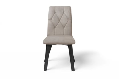 Jedálenská stolička Modern 5 - béžový Salvador 02 / čierne nohy Stolička čalúnená Modern 5 na drewnianych nogach - Béžová Salvador 02 / čierny nožičky