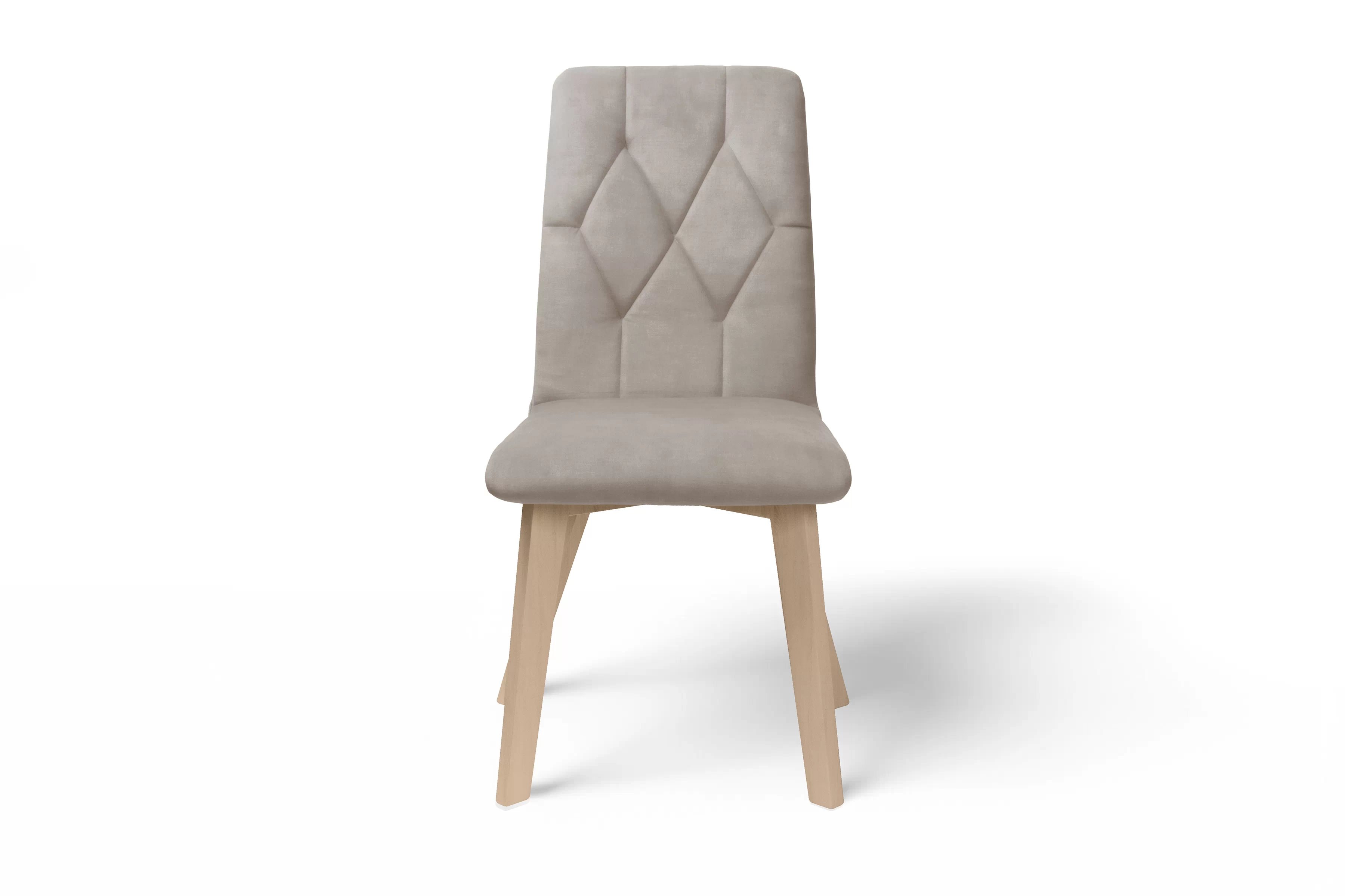 Jídelní čalouněná židle Modern 5 - béžová Salvador 02 / bukové nožky židle čalouněné Modern 5 na drewnianych nogach - béžová Salvador 02 / Nohy buk