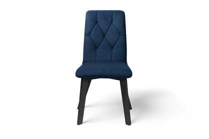 Jídelní čalouněná židle Modern 5 - námořnická modrá Salvador 05 / černé nožky židle čalouněné Modern 5 na drewnianych nogach - námořnická modrá Salvador 05 / černé nožičky