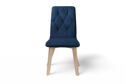 Jídelní čalouněná židle Modern 5 - námořnická modrá Salvador 05 / bukové nožky židle čalouněné Modern 5 na drewnianych nogach - námořnická modrá Salvador 05 / Nohy buk