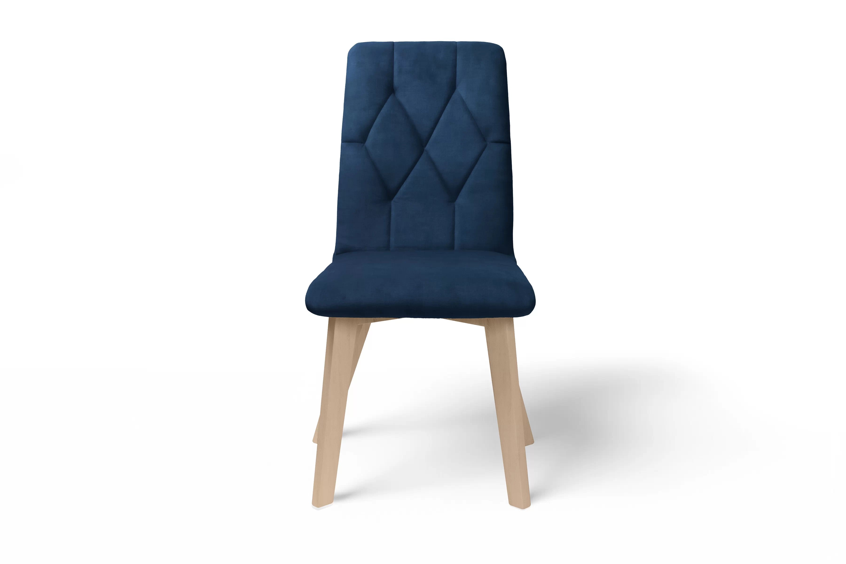 Jídelní čalouněná židle Modern 5 - námořnická modrá Salvador 05 / bukové nožky židle čalouněné Modern 5 na drewnianych nogach - námořnická modrá Salvador 05 / Nohy buk