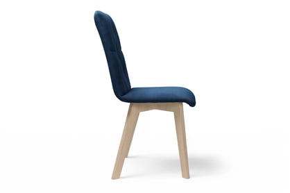 Jídelní čalouněná židle Modern 5 - námořnická modrá Salvador 05 / bukové nožky židle čalouněné Modern 5 na drewnianych nogach - námořnická modrá Salvador 05 / Nohy buk