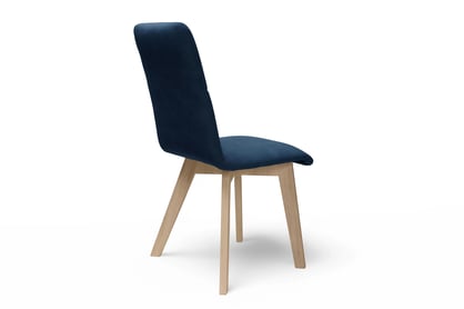 Jídelní čalouněná židle Modern 5 - námořnická modrá Salvador 05 / bukové nožky židle čalouněné Modern 5 na drewnianych nogach - námořnická modrá Salvador 05 / Nohy buk