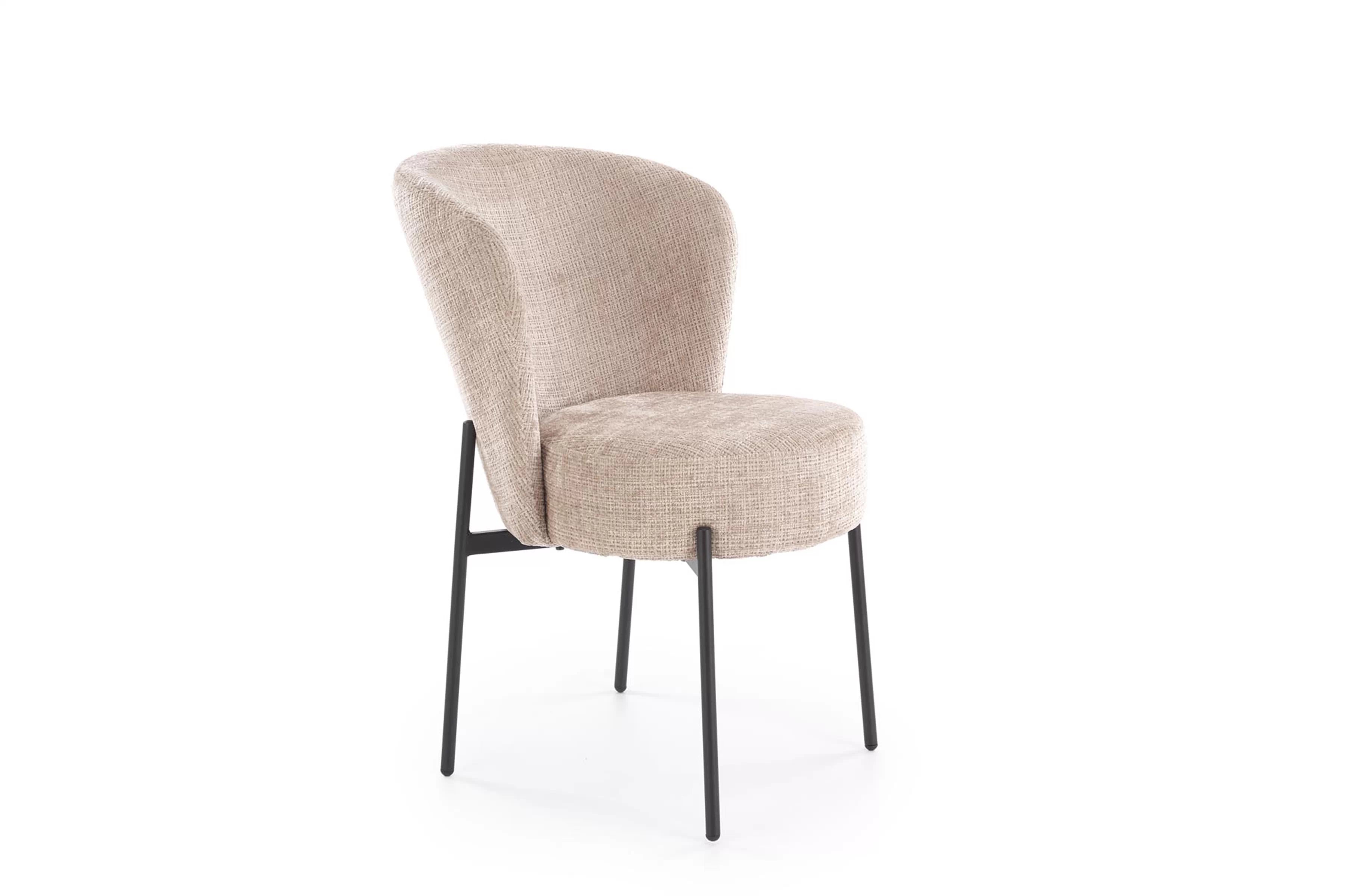 Čalúnená stolička Molena - béžová Stolička čalúnená Molena - bezowe