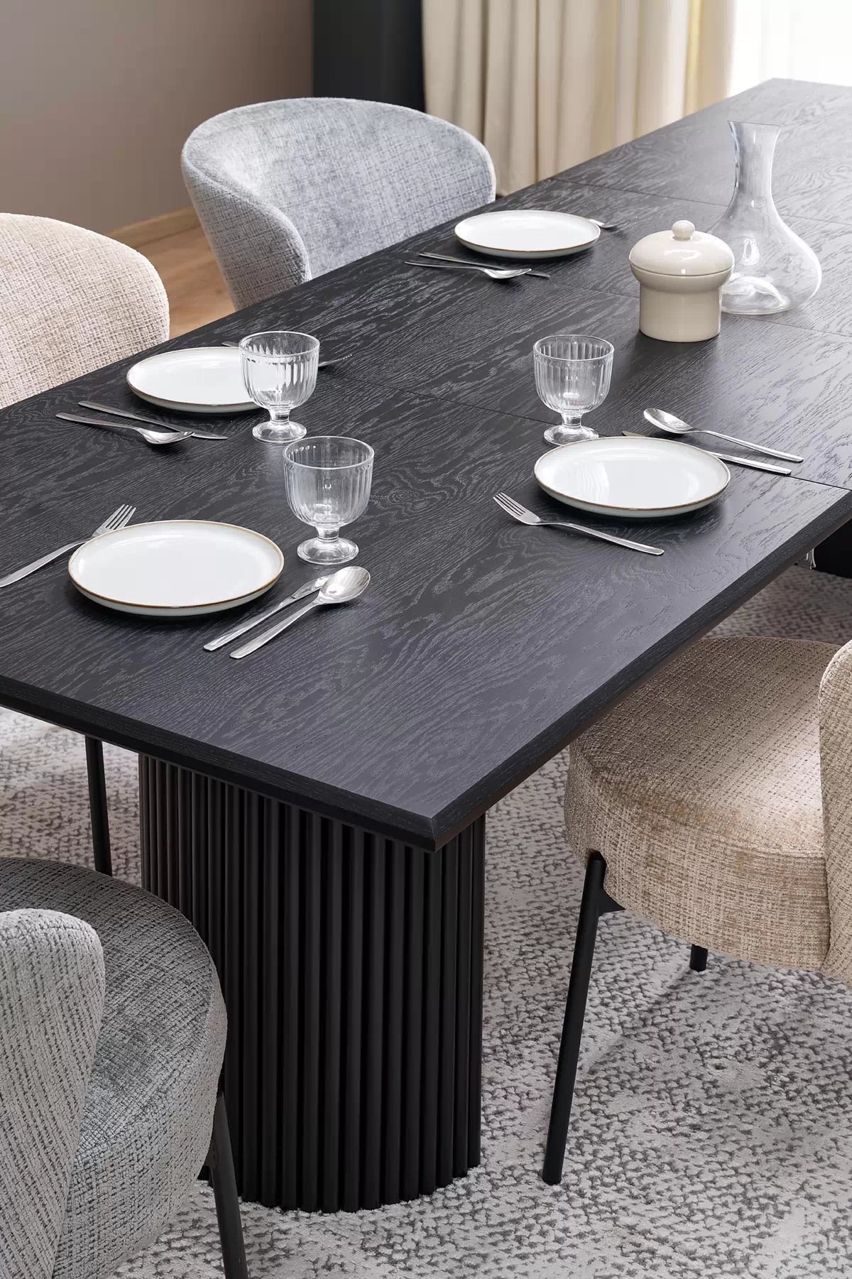 Čalúnená stolička Molena - béžová Stolička čalúnená molena - bezowe