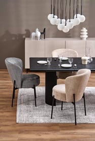 Čalúnená stolička Molena - béžová Stolička čalúnená molena - bezowe