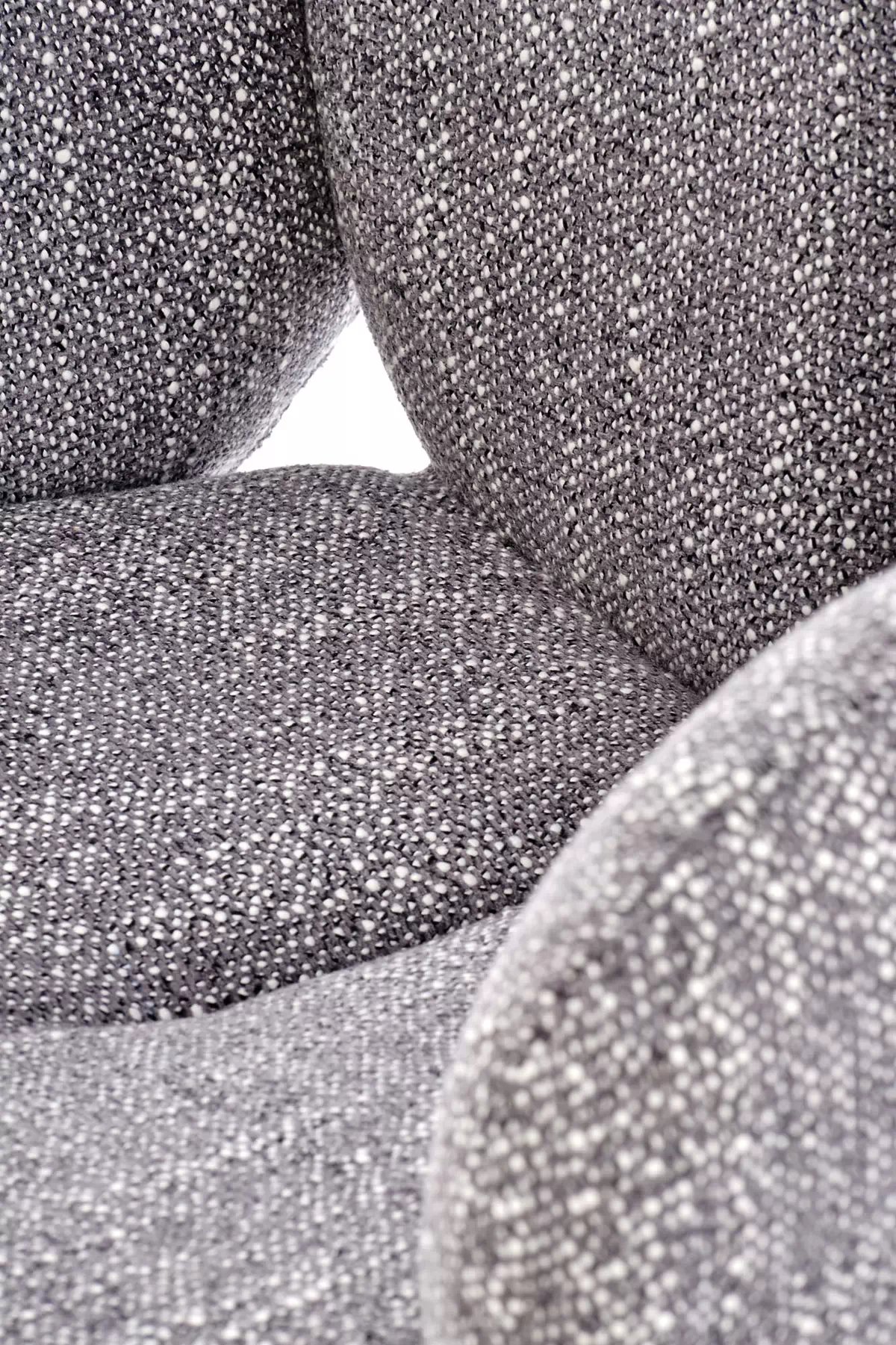 Otočná čalouněná židle Olton - šedá židle čalouněné olton obrotowe - popelavá