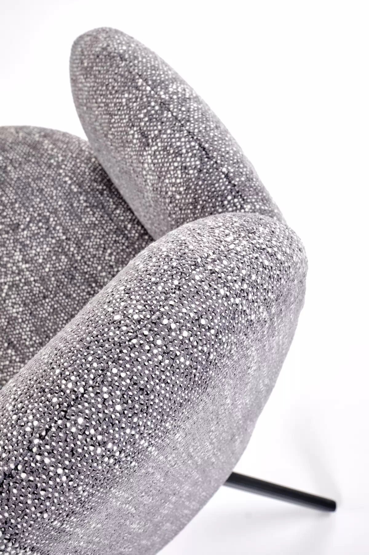 Otočná čalouněná židle Olton - šedá židle čalouněné olton obrotowe - popelavá