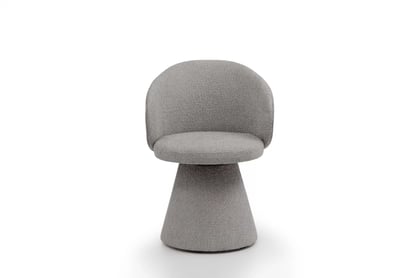 Čalouněná židle Orevi skořepinová - světle šedá bouclé Catch Me 24 židle čalouněné Orevi kubelkowe - jasna šedá boucla Catch Me 24