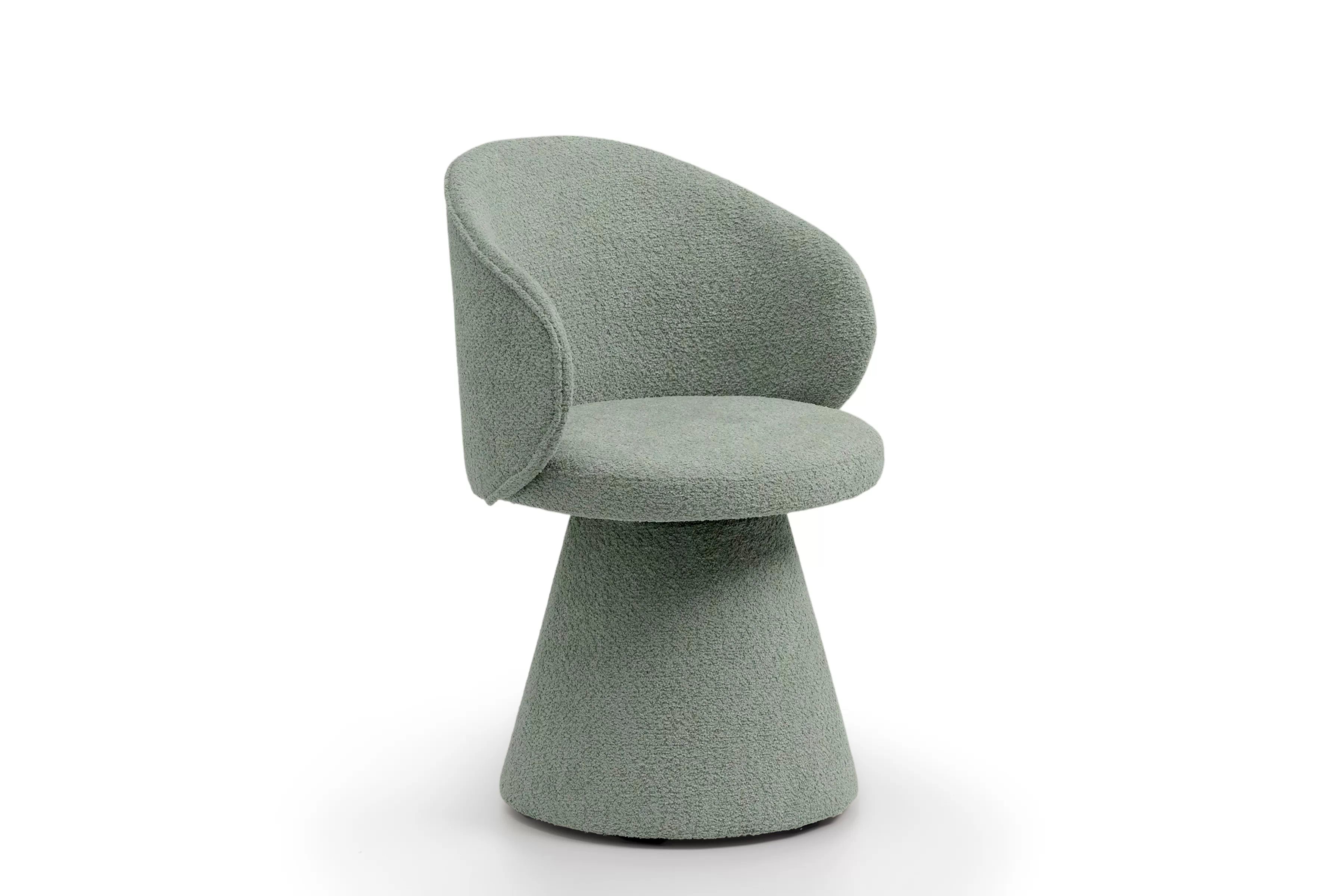 Čalouněná židle Orevi skořepinová - světle zelená bouclé Catch Me 13 židle čalouněné Orevi kubelkowe - jasna zielona boucla Catch Me 13