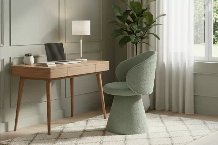 Čalouněná židle Orevi skořepinová - světle zelená bouclé Catch Me 13 židle čalouněné Orevi kubelkowe - jasna zielona boucla Catch Me 13