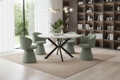 Čalouněná židle Orevi skořepinová - světle zelená bouclé Catch Me 13 židle čalouněné Orevi kubelkowe - jasna zielona boucla Catch Me 13