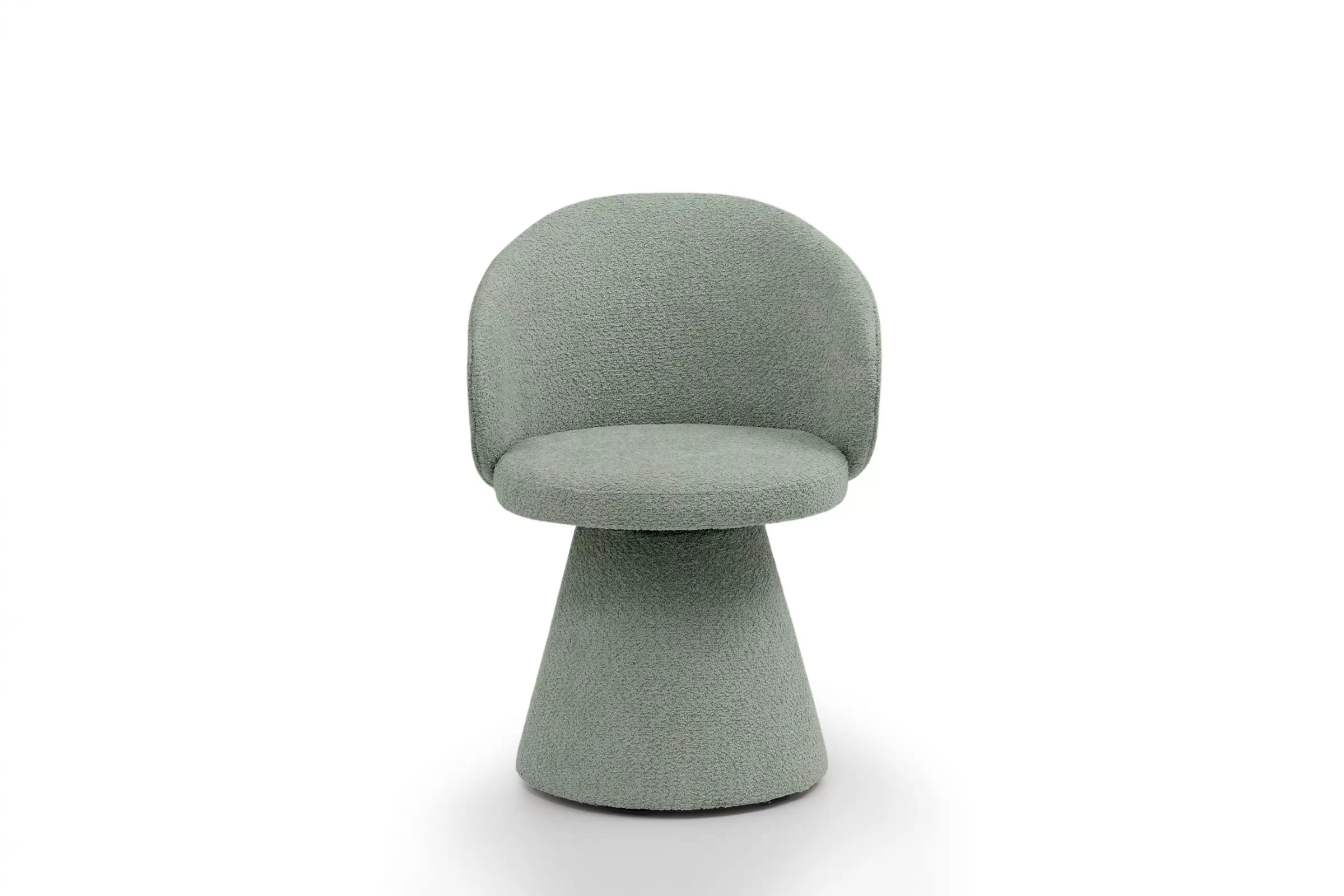 Čalouněná židle Orevi skořepinová - světle zelená bouclé Catch Me 13 židle čalouněné Orevi kubelkowe - jasna zielona boucla Catch Me 13