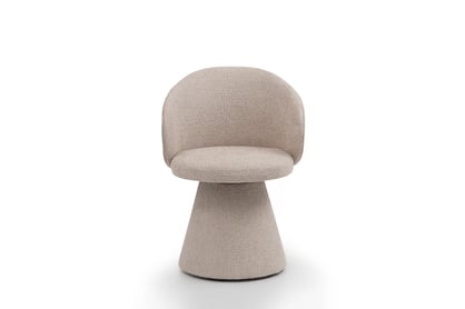 Čalouněná otočná skořepinová židle Orevi Spin - béžová bouclé Catch Me 02 židle čalouněné Orevi Spin kubelkowe obrotowe - béžová boucla Catch Me 02