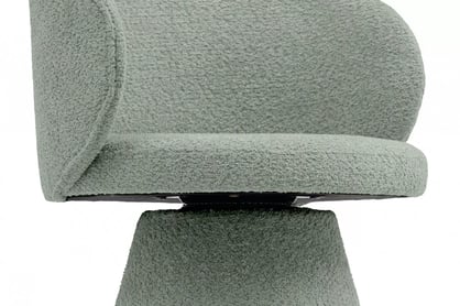 Čalúnená otočná škrupinová stolička Orevi Spin Stolička čalúnená Orevi Spin kubelkowe otočna