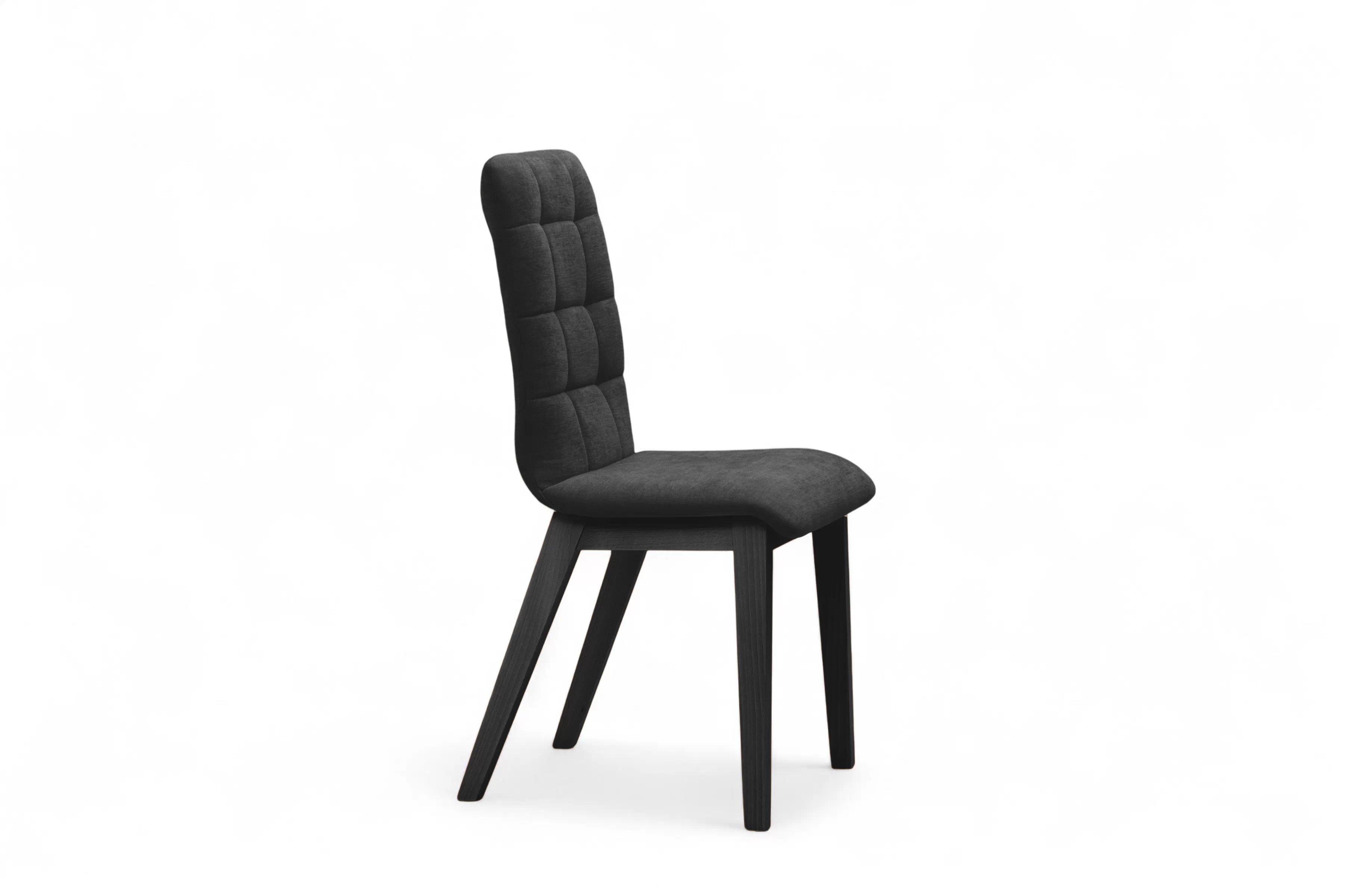 Čalouněná jídelní židle Platinum 4 - černý šenil Wind 99 / černé nohy židle čalouněné Platinum 4  - černá šenil Wind 99 / Nohy černá