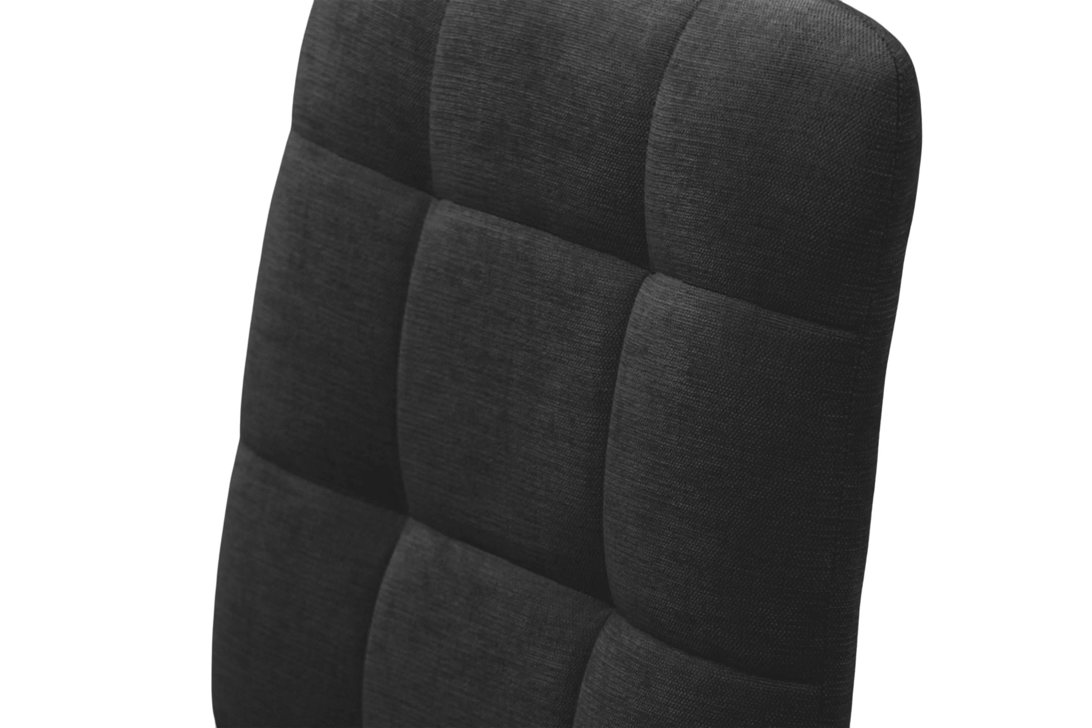 Čalouněná jídelní židle Platinum 4 - černý šenil Wind 99 / černé nohy židle čalouněné Platinum 4  - černá šenil Wind 99 / Nohy černá