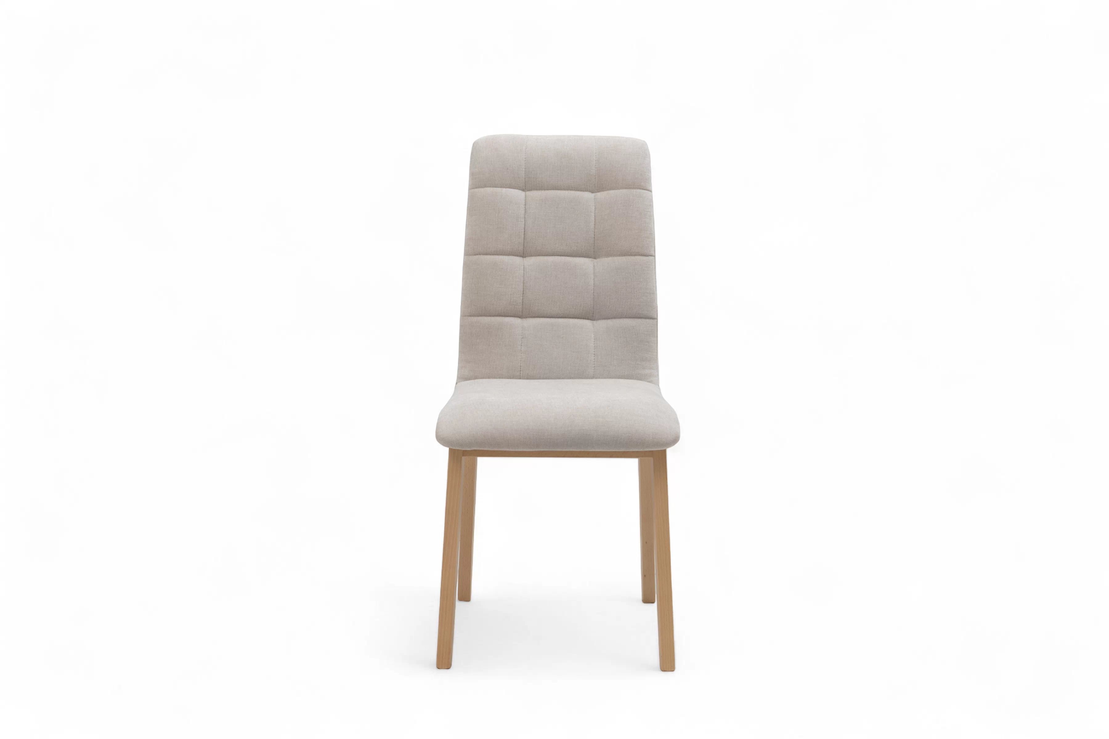 Čalouněná jídelní židle Platinum 4 - světle šedý šenil Wind 05 / nohy buk židle čalouněné Platinum 4  - světlý šedá šenil Wind 05 / Nohy buk