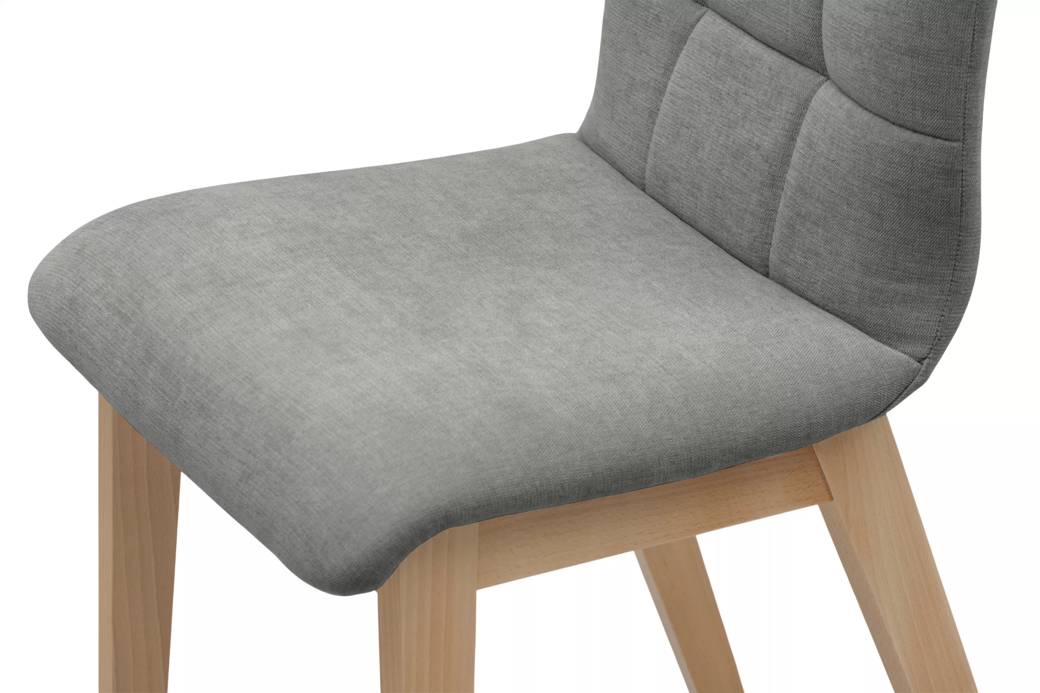 Čalouněná jídelní židle Platinum 4 - šedý šenil Wind 90 / nohy buk židle čalouněné Platinum 4  - šedá šenil Wind 90 / Nohy buk