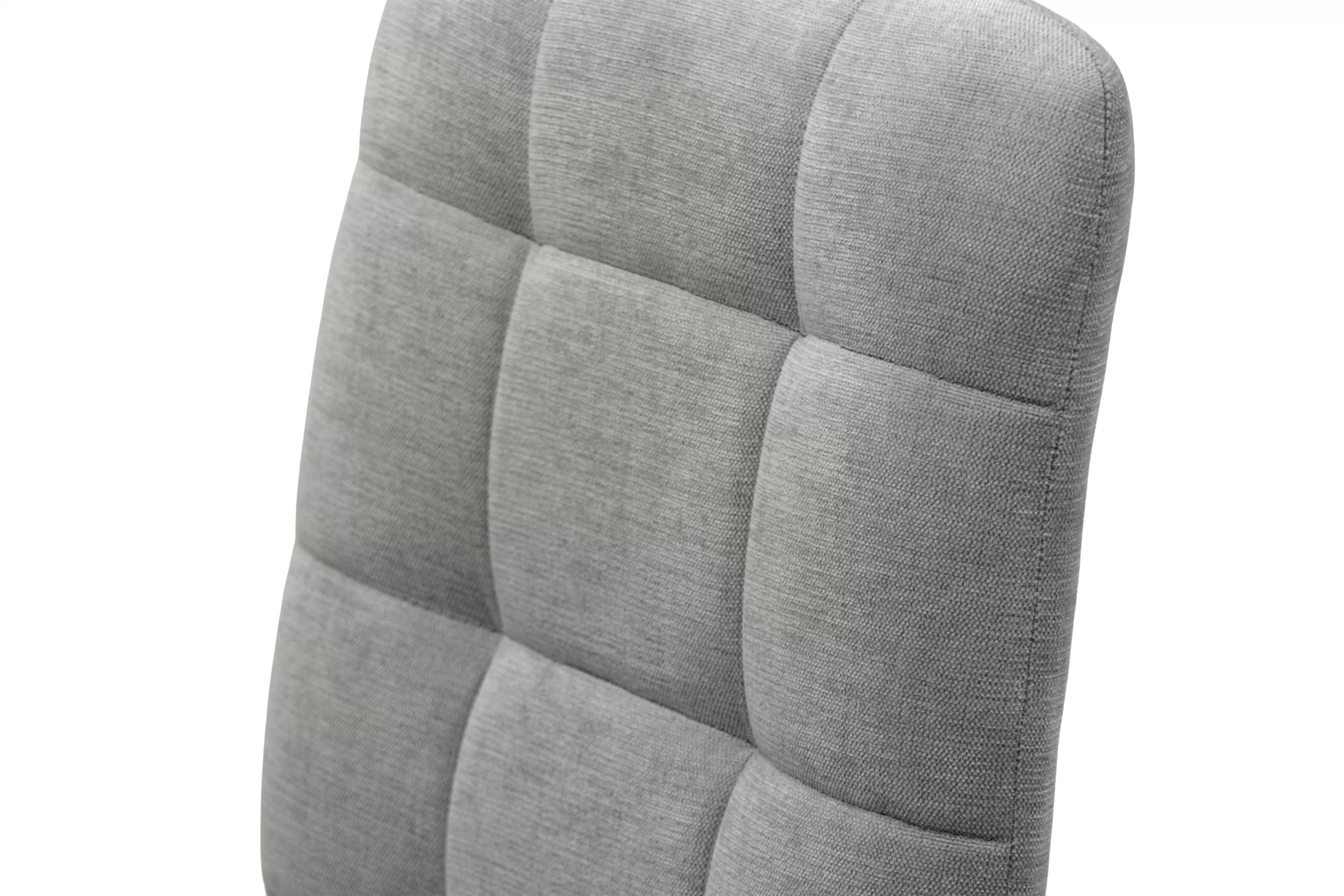 Čalouněná jídelní židle Platinum 4 - šedý šenil Wind 90 / černé nohy židle čalouněné Platinum 4  - šedá šenil Wind 90 / Nohy černá