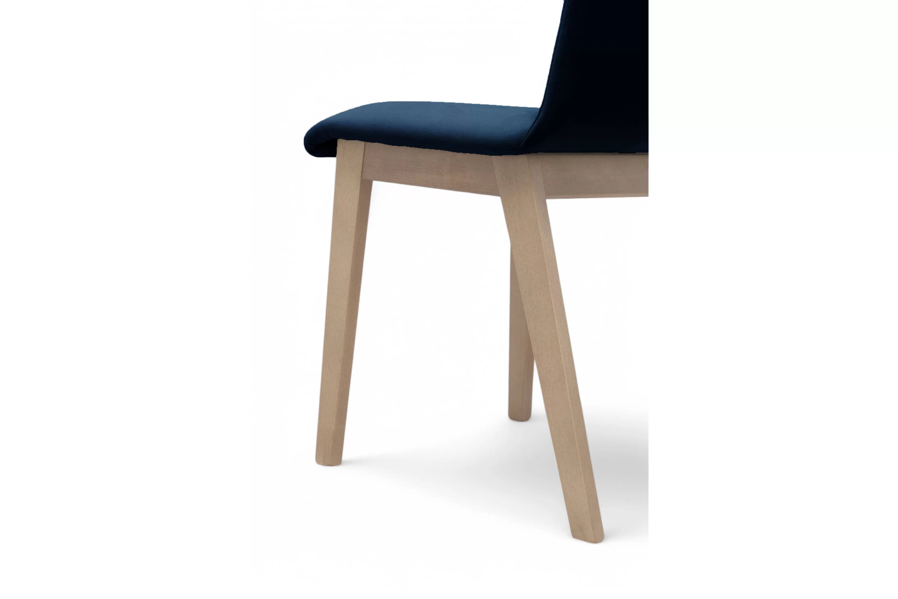 Jedálenská stolička Platinum 4 – tmavomodrý velúr Salvador 5 / buk Stolička čalúnená Platinum 4 - granat Salvador 05 / nožičky buk