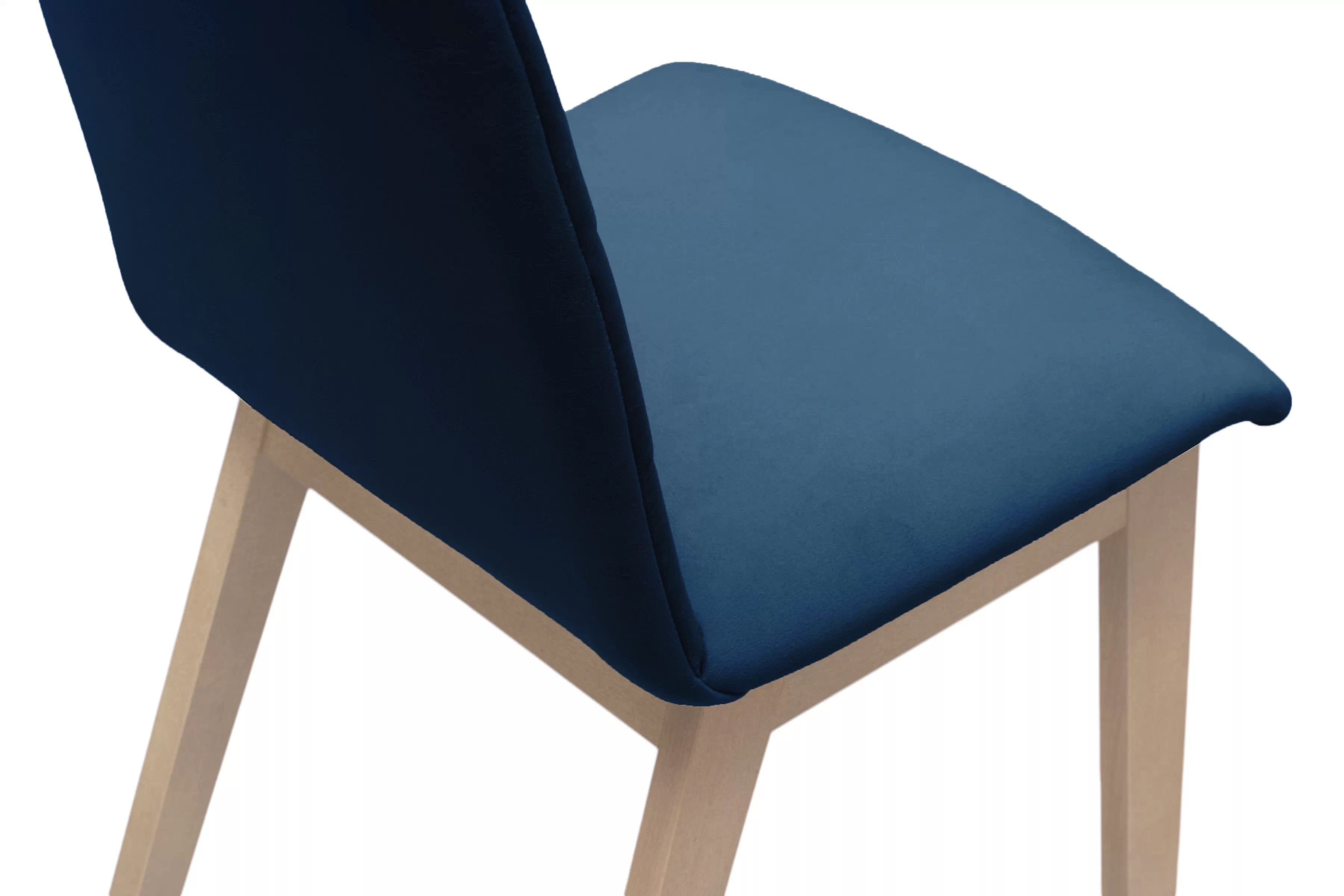 Jedálenská stolička Platinum 4 – tmavomodrý velúr Salvador 5 / buk Stolička čalúnená Platinum 4 - granat Salvador 05 / nožičky buk