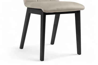 Jedálenská stolička Platinum 5 - Béžová Salvador 02 / čierne nožičky Stolička čalúnená Platinum 5 - Béžová Salvador 02 / čierny nožičky