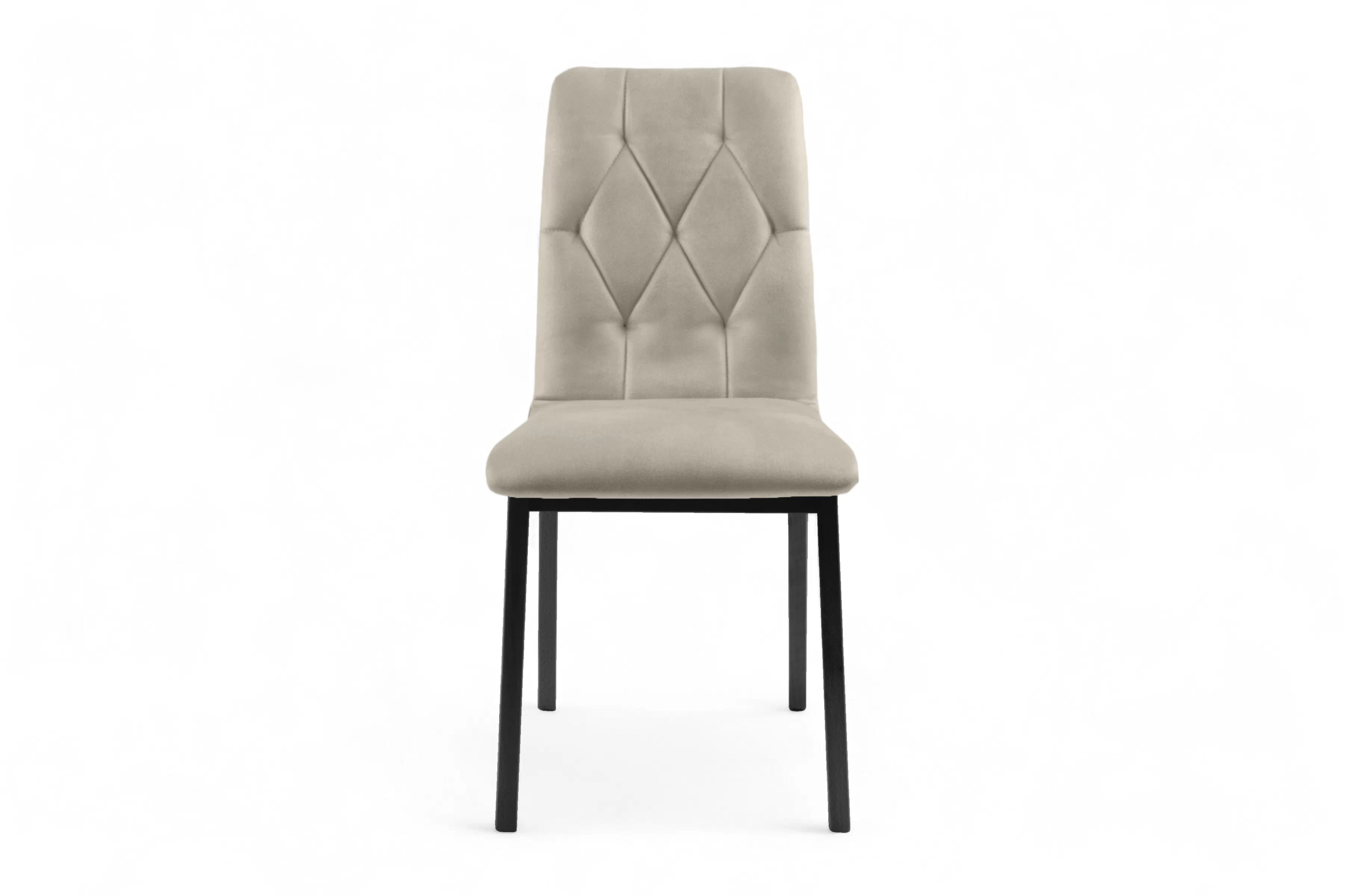 Jedálenská stolička Platinum 5 - Béžová Salvador 02 / čierne nožičky Stolička čalúnená Platinum 5 - Béžová Salvador 02 / čierny nožičky