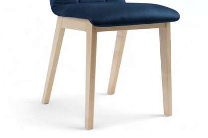 Jedálenská stolička Platinum 5 - tmavomodrá Salvador 05 / Nohy buk Stolička čalúnená Platinum 5 - granat Salvador 05 / nožičky buk