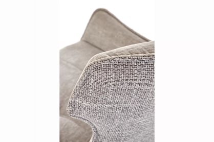 Otočená čalúnená stolička Rippla - popolavá Stolička čalúnená Rippla otočna - popielate