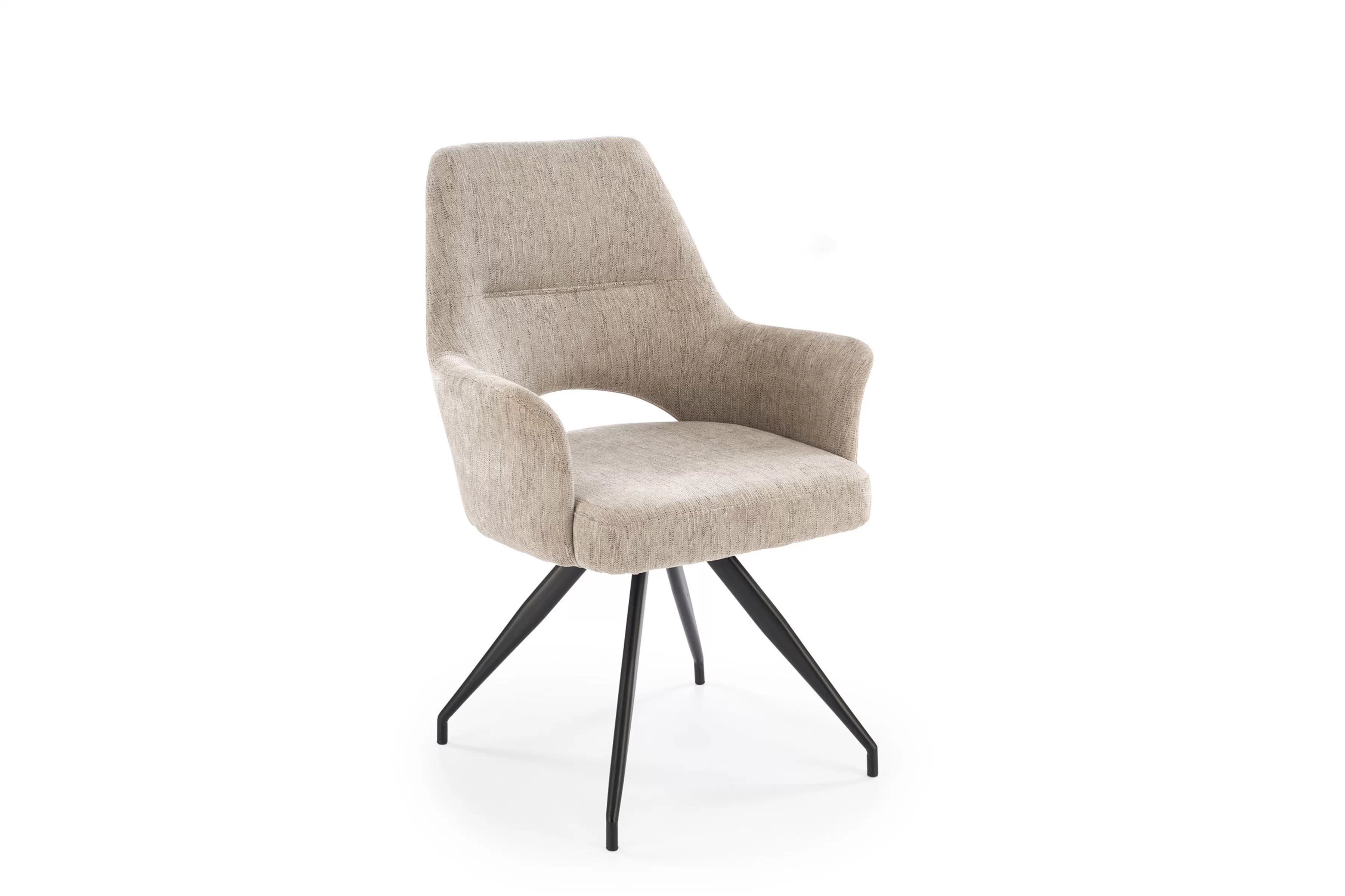 Otočné čalouněné křeslo Rivo - béžová Odin 28 židle čalouněné Rivo obrotowe - šenil béžová Odin 28