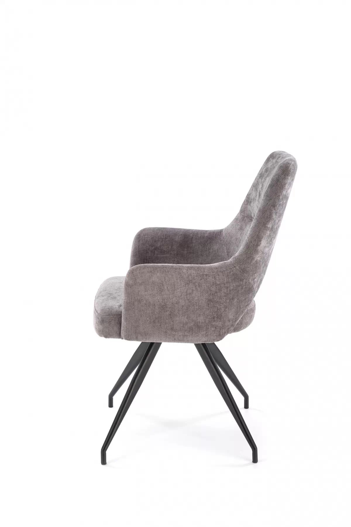 Otočné čalouněné křeslo Rivo - šedá Odin 15 židle čalouněné Rivo obrotowe - šenil popelavá Odin 15