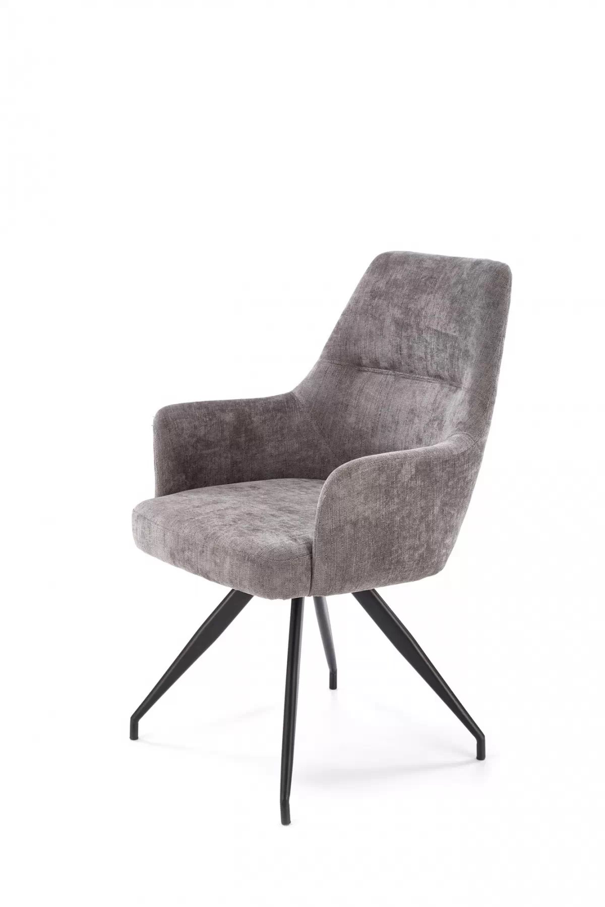 Otočné čalouněné křeslo Rivo - šedá Odin 15 židle čalouněné Rivo obrotowe - šenil popelavá Odin 15