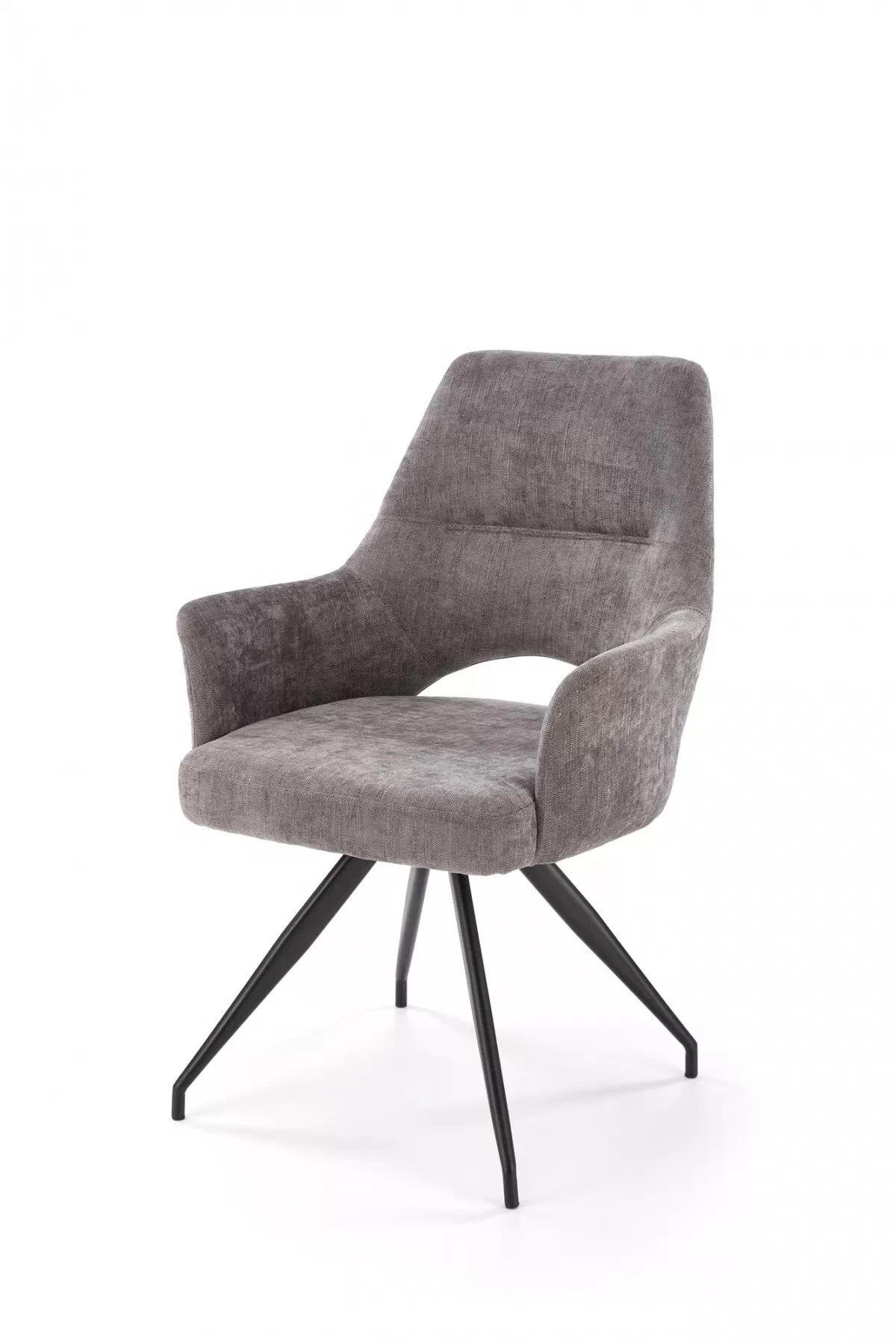 Otočné čalouněné křeslo Rivo - šedá Odin 15 židle čalouněné Rivo obrotowe - šenil popelavá Odin 15