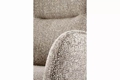 Čalouněná otočná židle Sofel - béžová / černé nohy židle čalouněné Sofel obrotowe - bezowe / černé nožičky