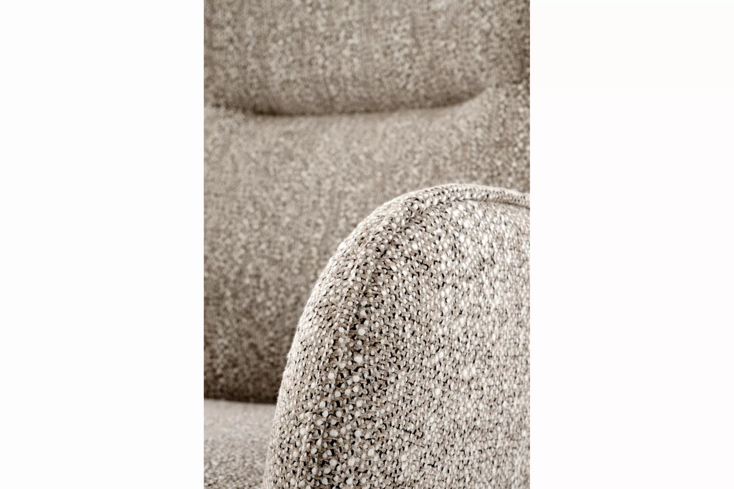 Čalouněná otočná židle Sofel - béžová / černé nohy židle čalouněné Sofel obrotowe - bezowe / černé nožičky