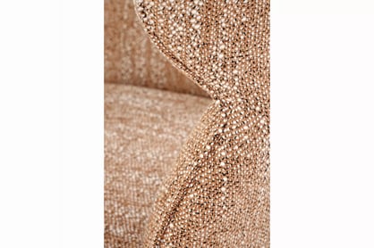 Čalouněná otočná židle Sofel - skořicová / černé nohy židle čalouněné Sofel obrotowe - cynamonowe / černé nožičky