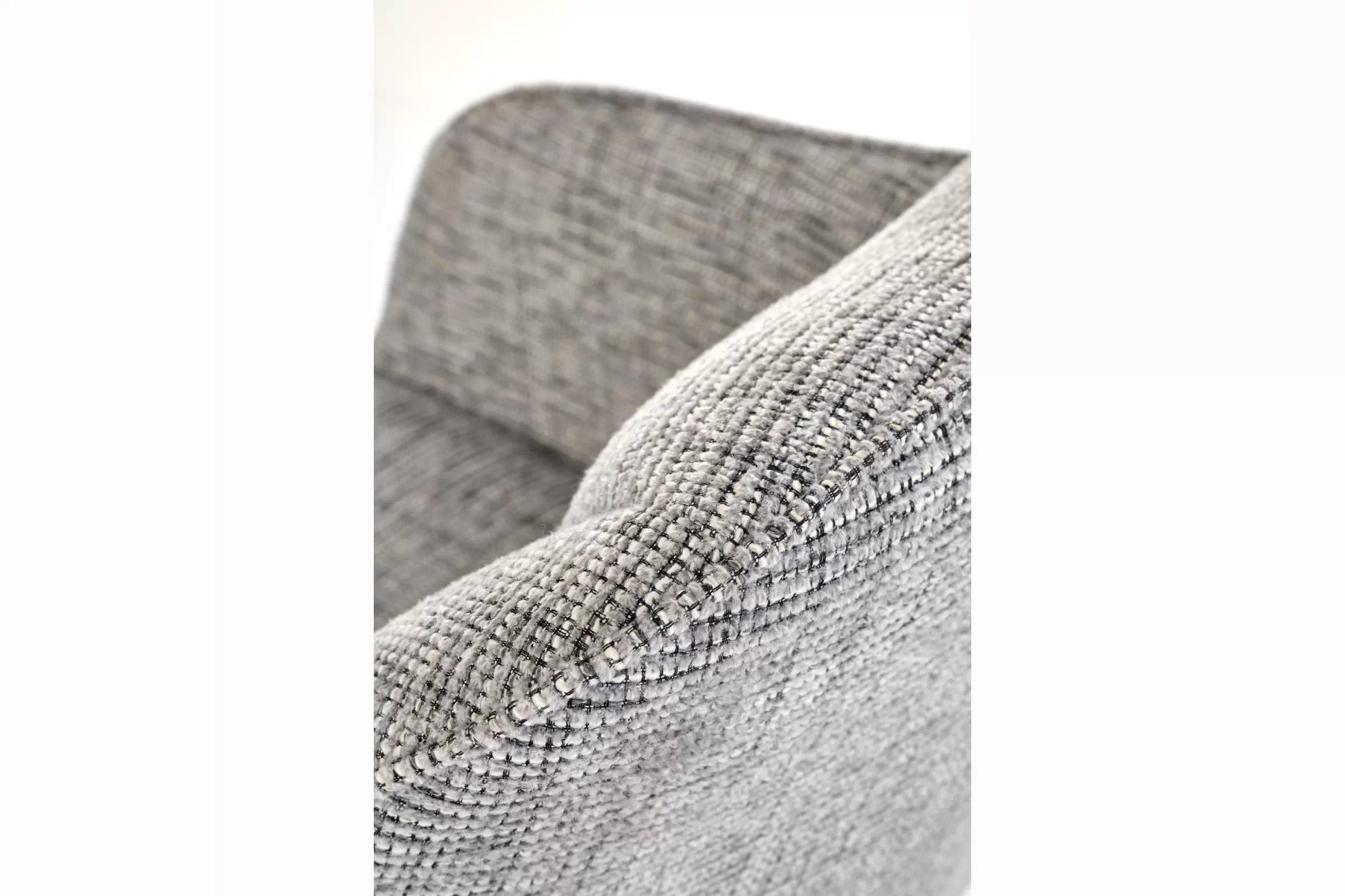 Čalúnená stolička Vellin - sivá / čierne nohy Stolička čalúnená Vellin - popol / čierny nožičky