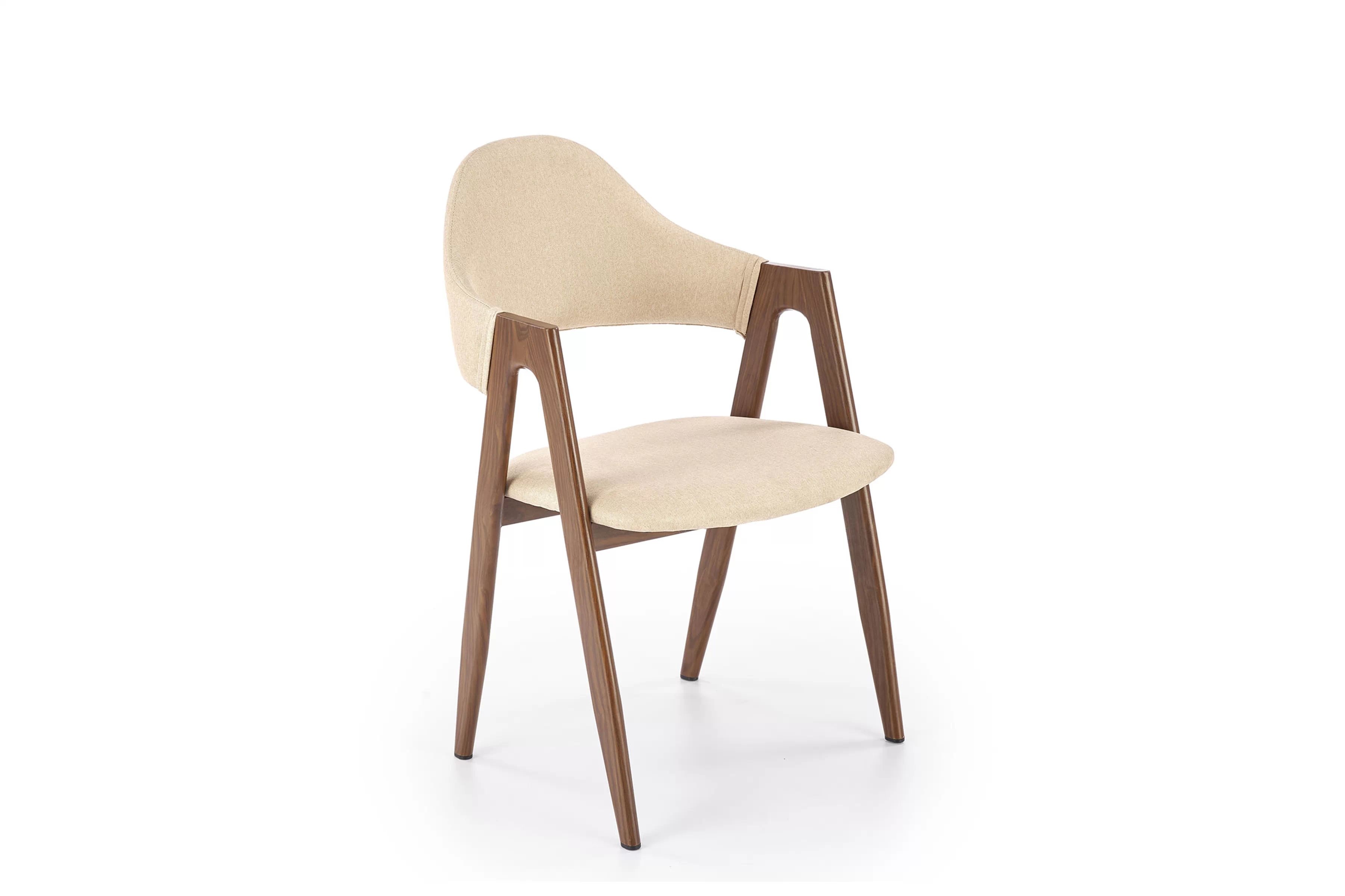 Jedálenské kreslo Viles - béžová Stolička čalúnená Viles - bezowe